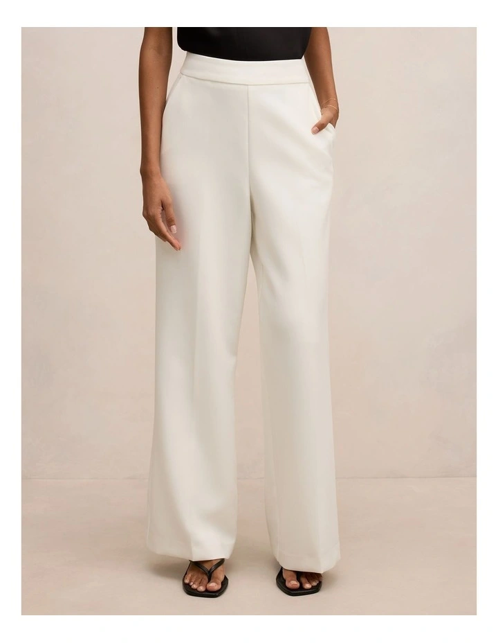 Marissa Wide Leg Pants in White image 1