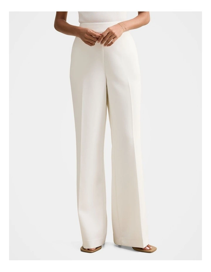 Marissa Wide Leg Pants in White image 1