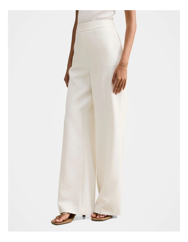 Marissa Wide Leg Pants in White image 3