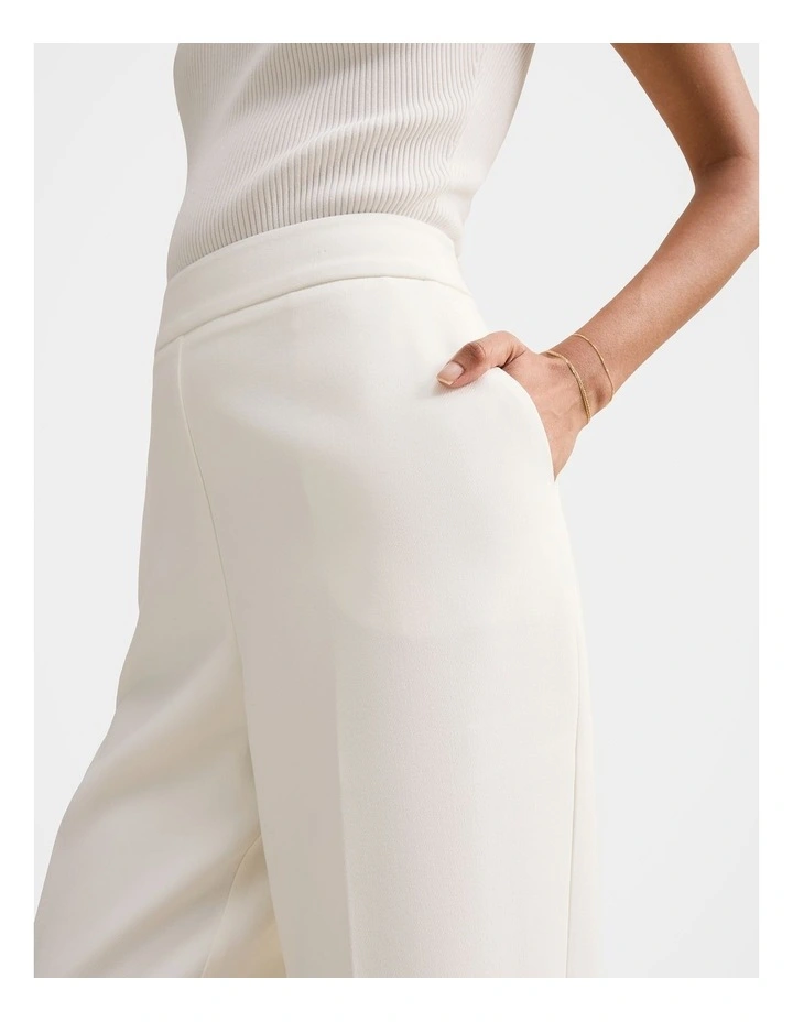 Marissa Wide Leg Pants in White image 4