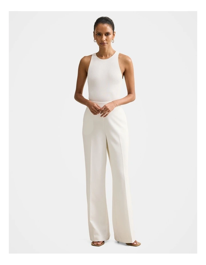 Marissa Wide Leg Pants in White image 5