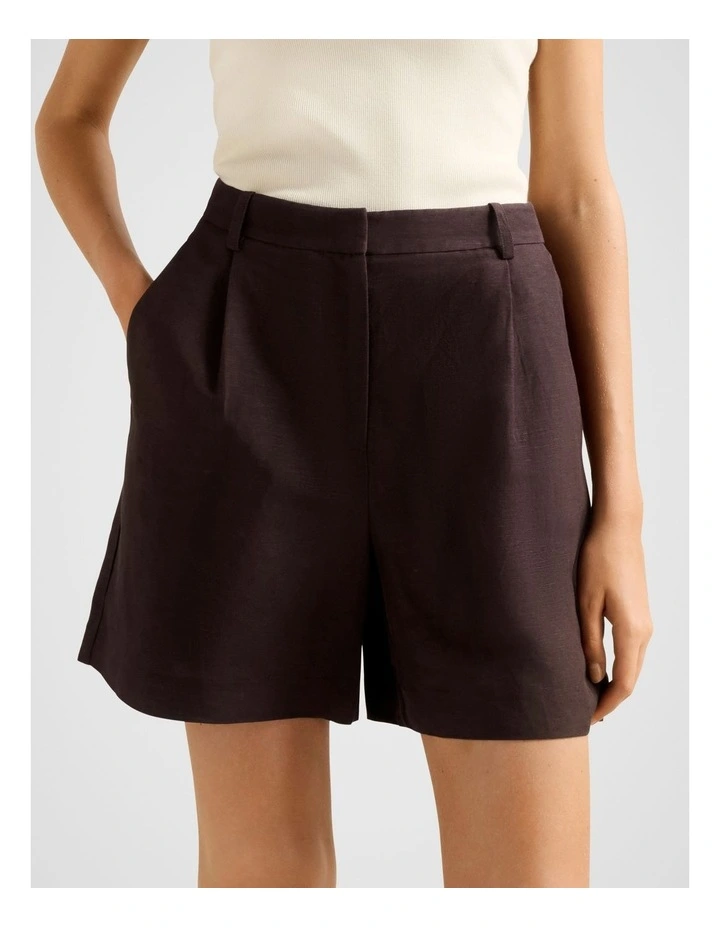 Salome Bermuda Shorts in Chocolate image 1