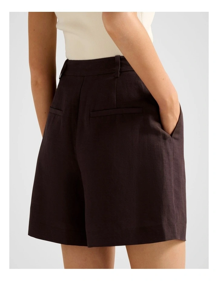 Salome Bermuda Shorts in Chocolate image 2