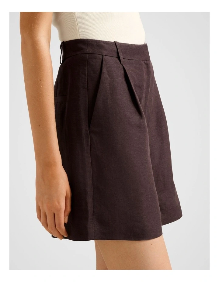 Salome Bermuda Shorts in Chocolate image 3