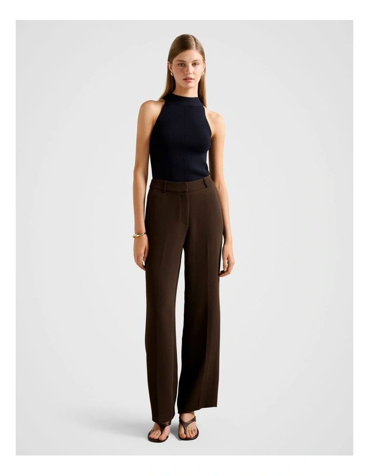 Dahlia Straight Leg Pants in Brown image 5