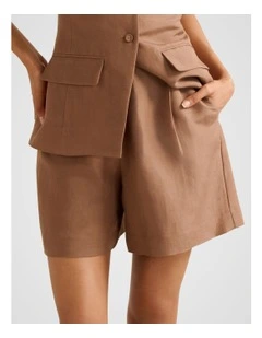 Salome Bermuda Shorts in Brown