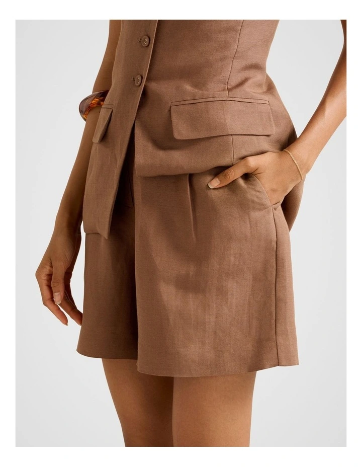Salome Bermuda Shorts in Brown image 3