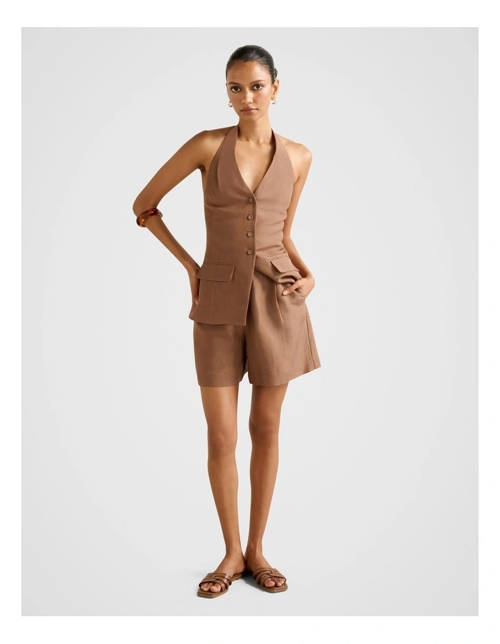 Salome Bermuda Shorts in Brown image 5