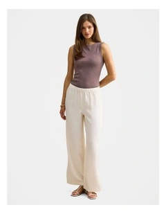 Frankie Boat Neck Tank Top in Purple