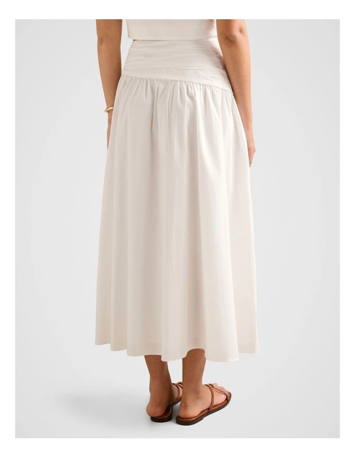 Dottie Hardware Maxi Skirt in White image 2
