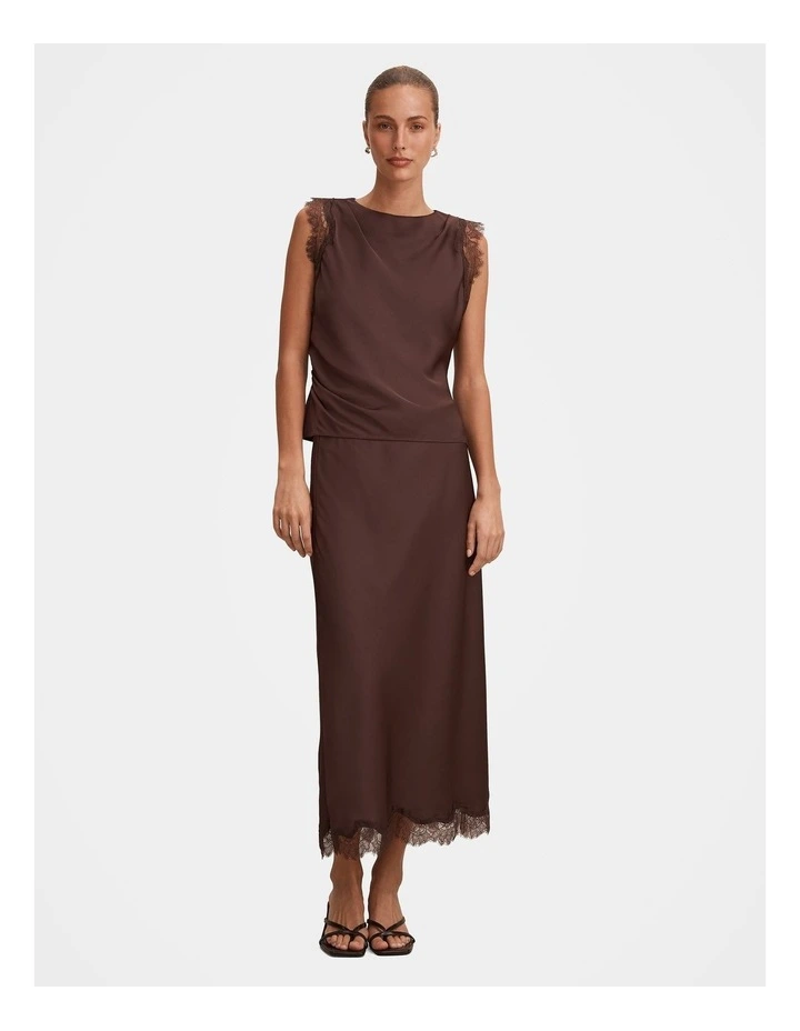 Enola Lace Top in Brown image 5