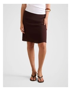 Vivi Mini Skirt in Chocolate