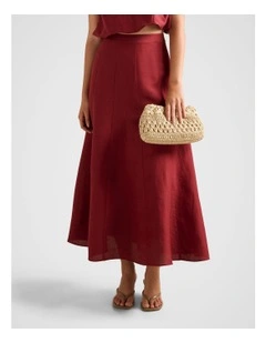 Georgina Godet Skirt in Red