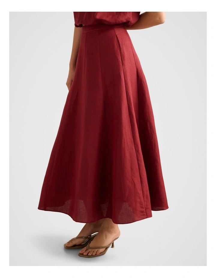 Georgina Godet Skirt in Red image 3