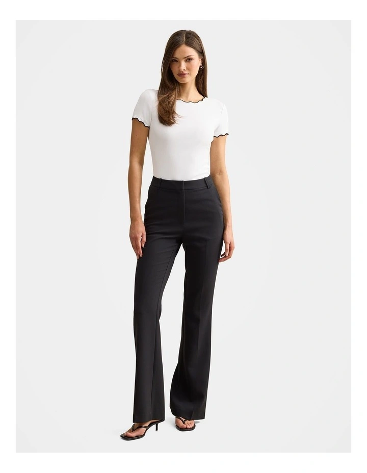 Clara Tall Bootleg Pants in Black image 5