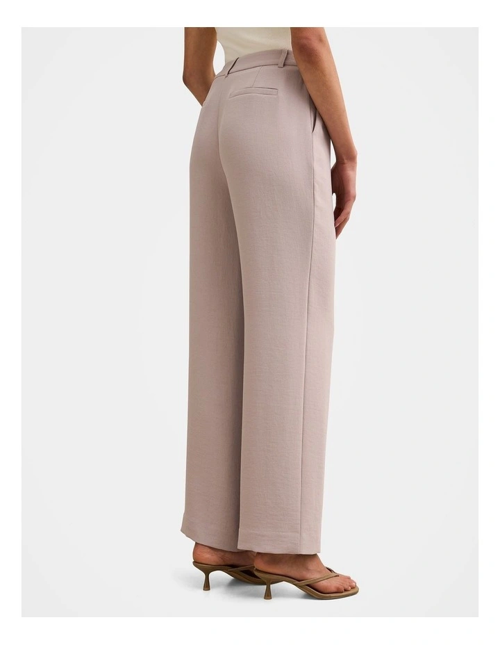 Daphne Mid Waist Straight Leg Pants in Brown image 2