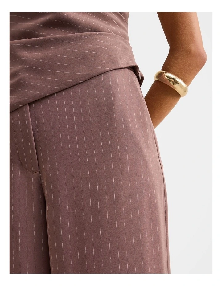 Willow Wide Leg Pants in Brown image 4