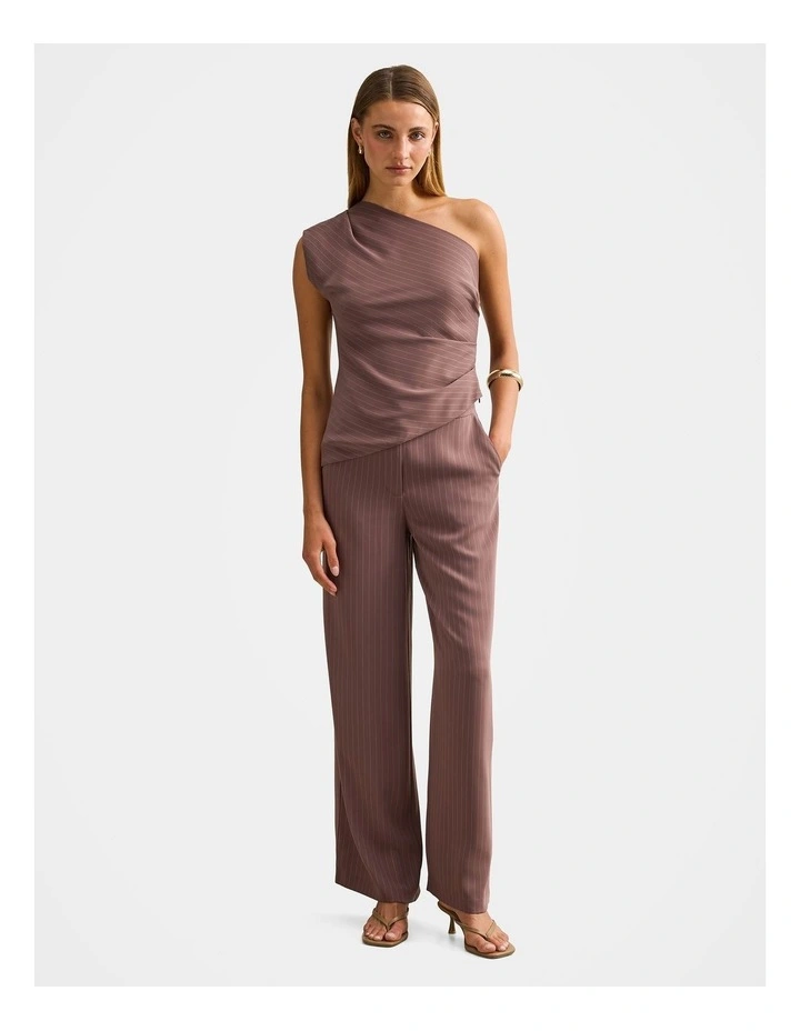 Willow Wide Leg Pants in Brown image 5