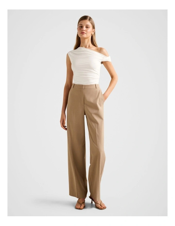 Sophia Wide Leg Pants in Brown image 5