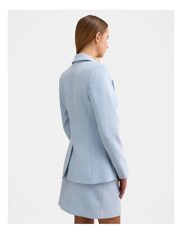 Victoria Single Breasted Blazer in Blue image 2