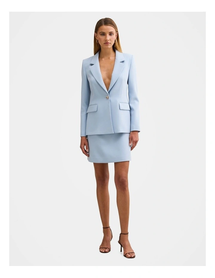 Victoria Single Breasted Blazer in Blue image 5