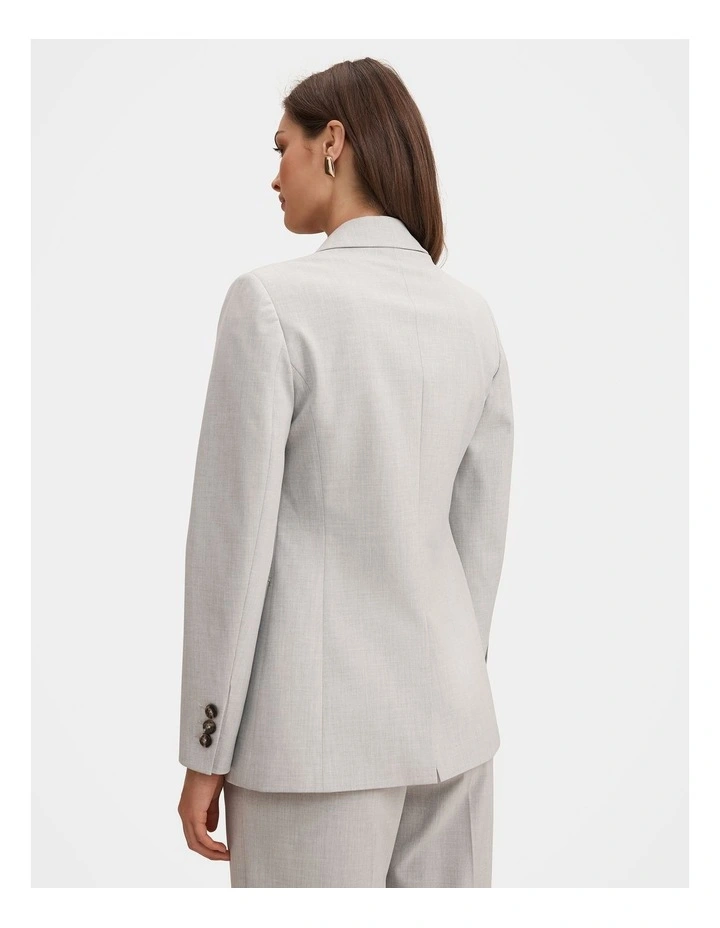 Sophia Oversized Suit Blazer in Grey image 2