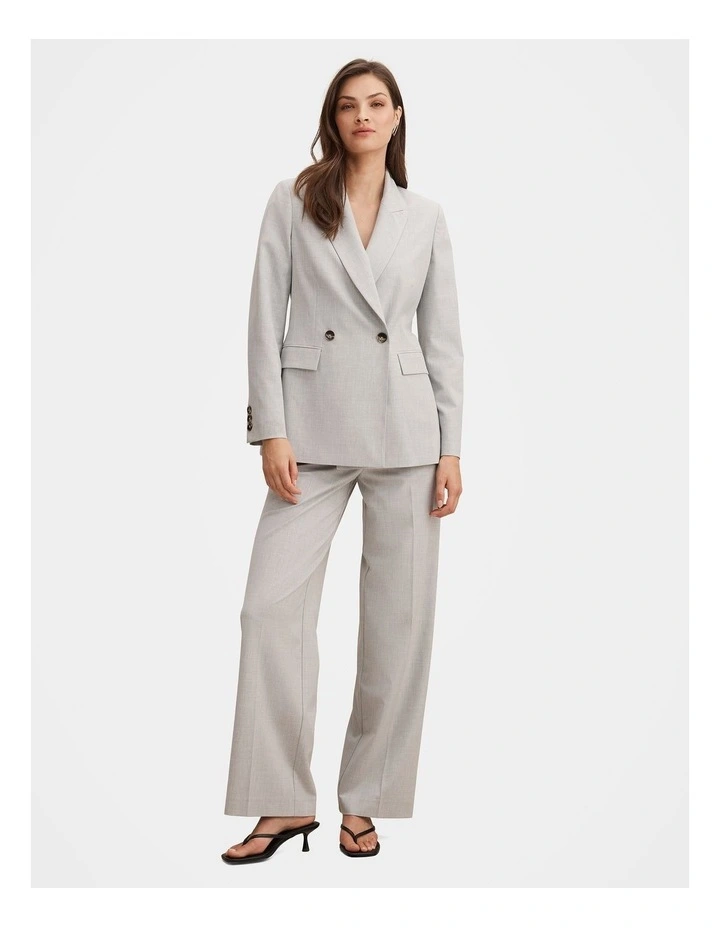 Sophia Oversized Suit Blazer in Grey image 5
