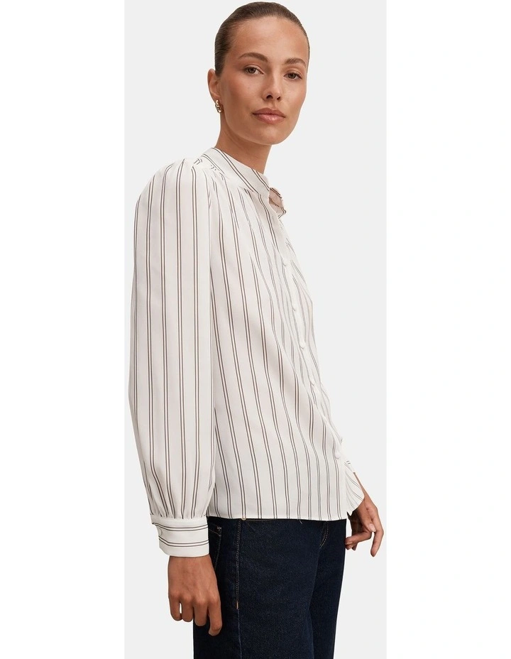 Bailey Long Sleeves Blouse in White image 3