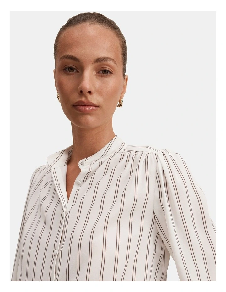 Bailey Long Sleeves Blouse in White image 4