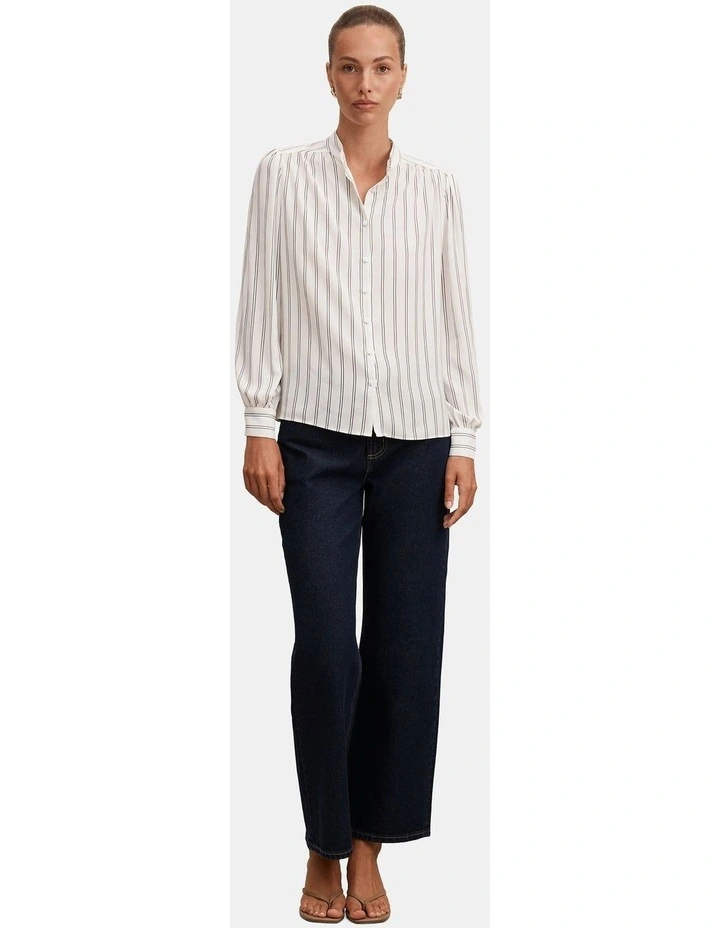 Bailey Long Sleeves Blouse in White image 5