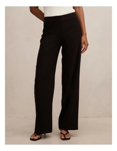 Lizzie Mid Rise Pants in Black
