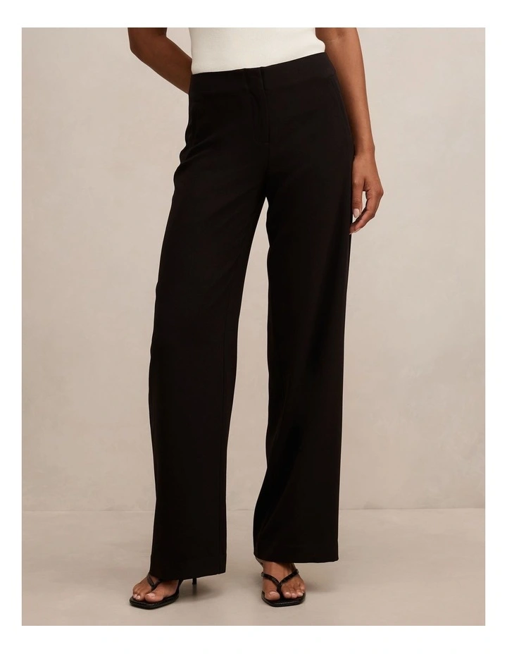 Lizzie Mid Rise Pants in Black image 1