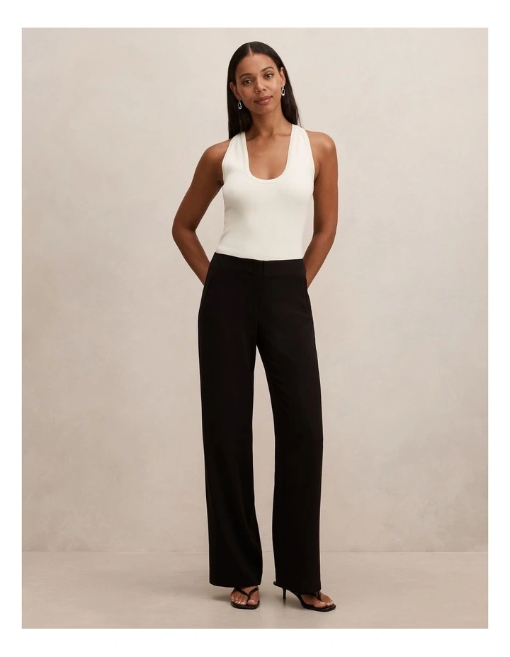 Lizzie Mid Rise Pants in Black image 5