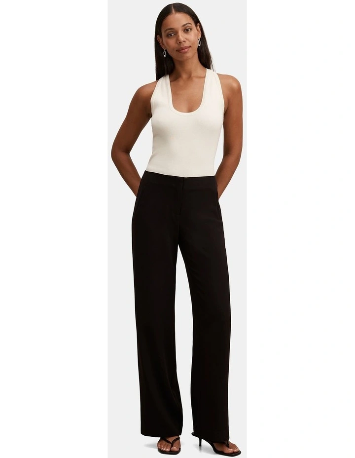 Lizzie Mid Rise Pants in Black image 5