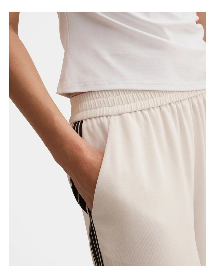 Aleyna Side Stripe Wide Leg Pants in Cream image 4