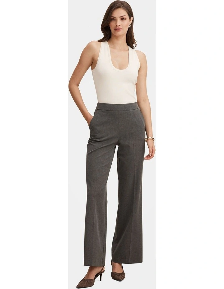 Marissa Marle Wide Leg Pants in Grey image 5
