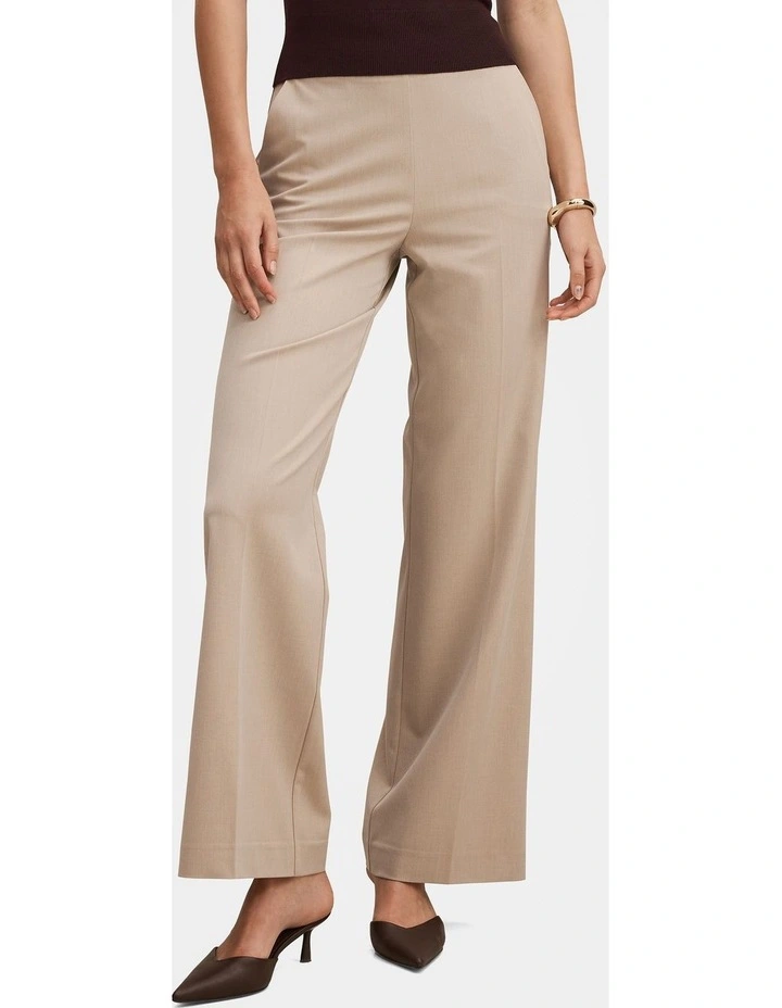 Marissa Marle Wide Leg Pants in Neutral image 1