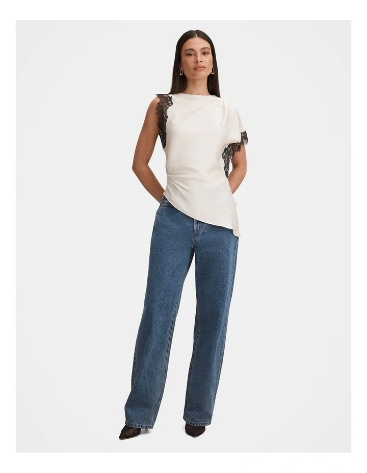 Dixie Lace Top in Cream image 5