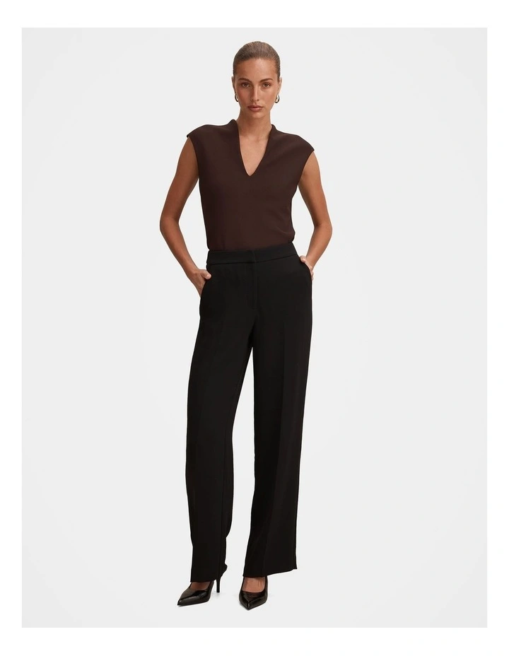 Dani Straight Leg Pants in Black image 5