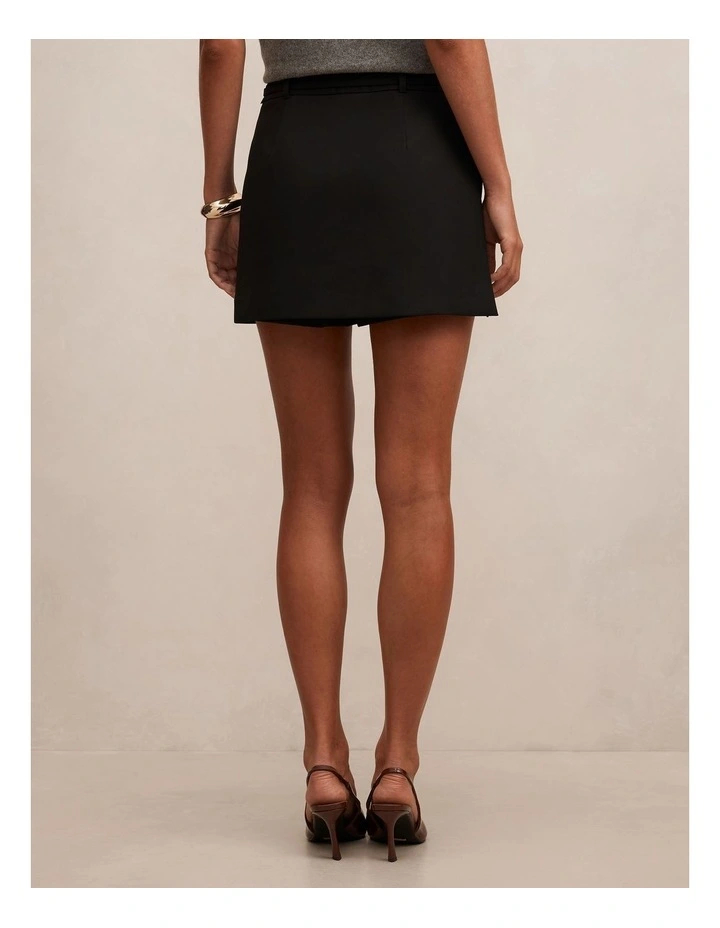 Rosie Belted Skorts in Black image 2