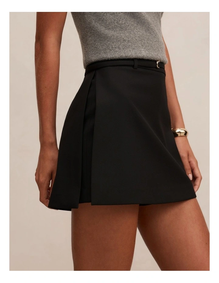 Rosie Belted Skorts in Black image 4