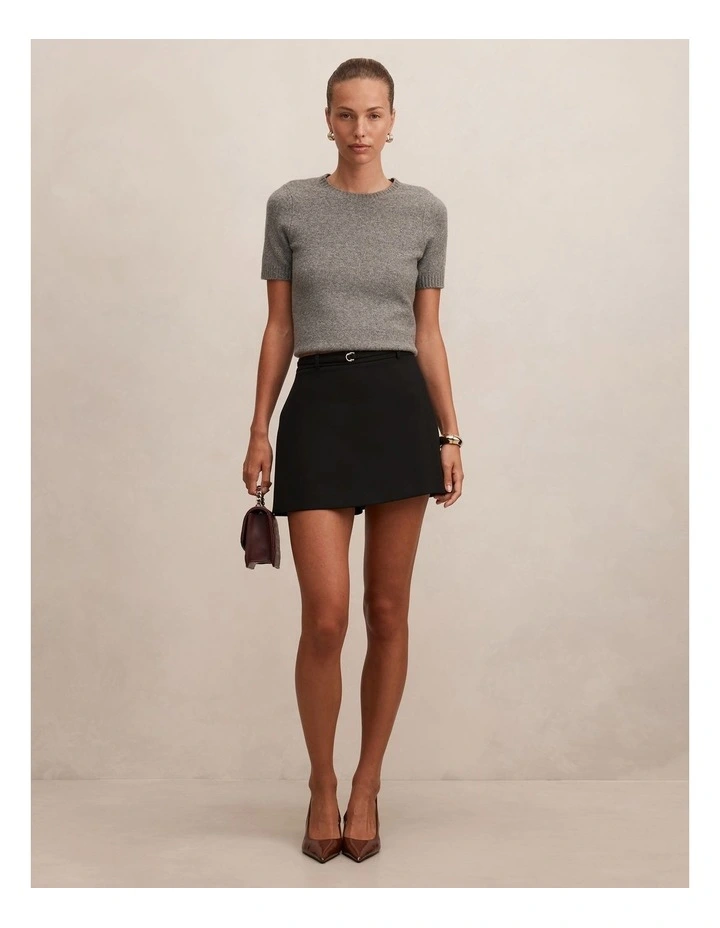 Rosie Belted Skorts in Black image 5
