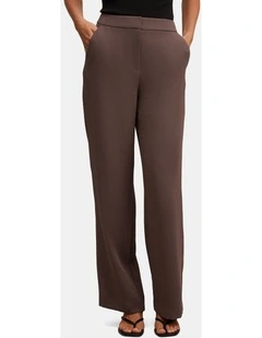Dani Straight Leg Pants in Brown