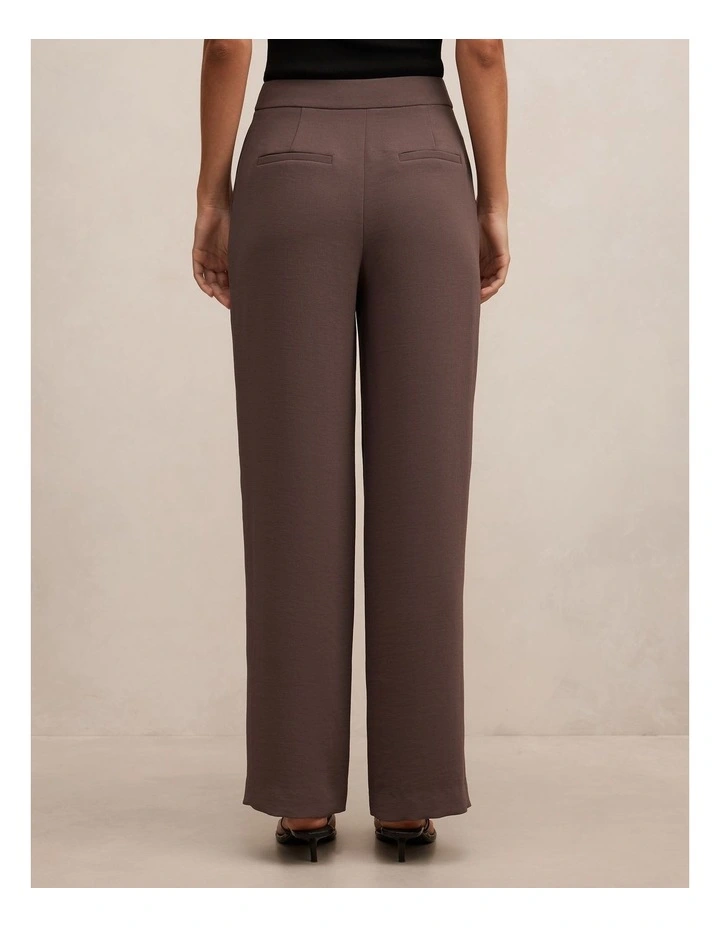 Dani Straight Leg Pants in Brown image 2