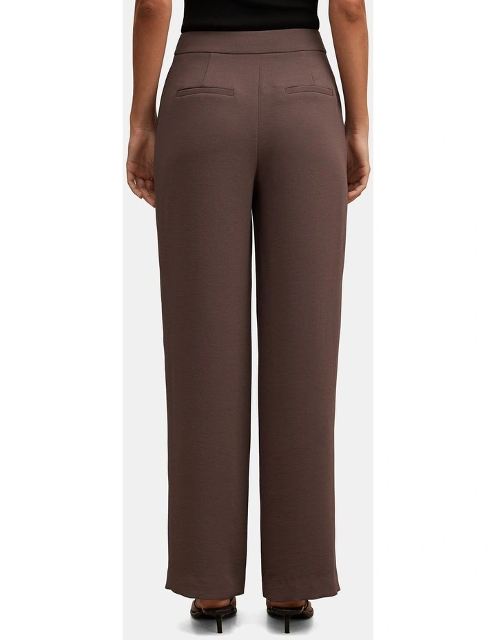 Dani Straight Leg Pants in Brown image 2