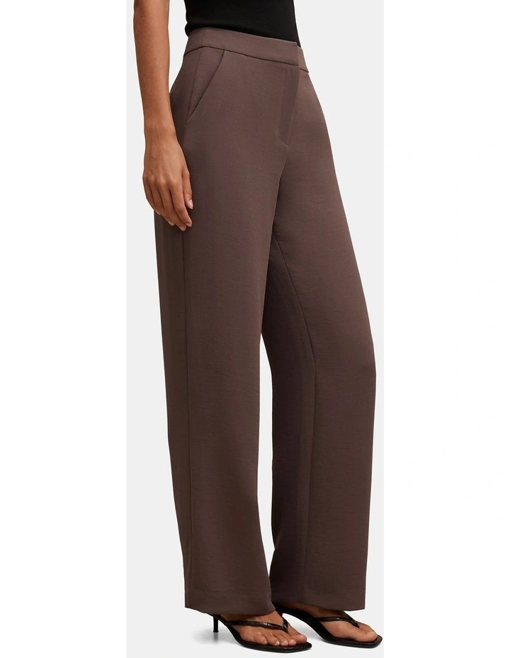 Dani Straight Leg Pants in Brown image 3