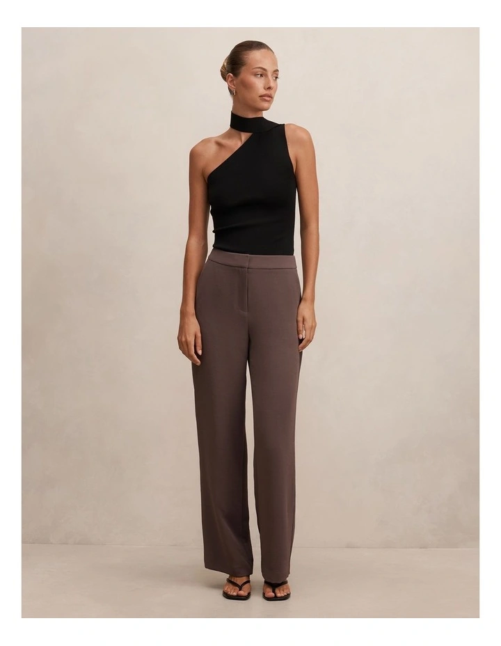 Dani Straight Leg Pants in Brown image 5