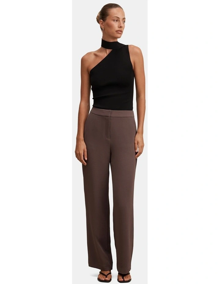 Dani Straight Leg Pants in Brown image 5