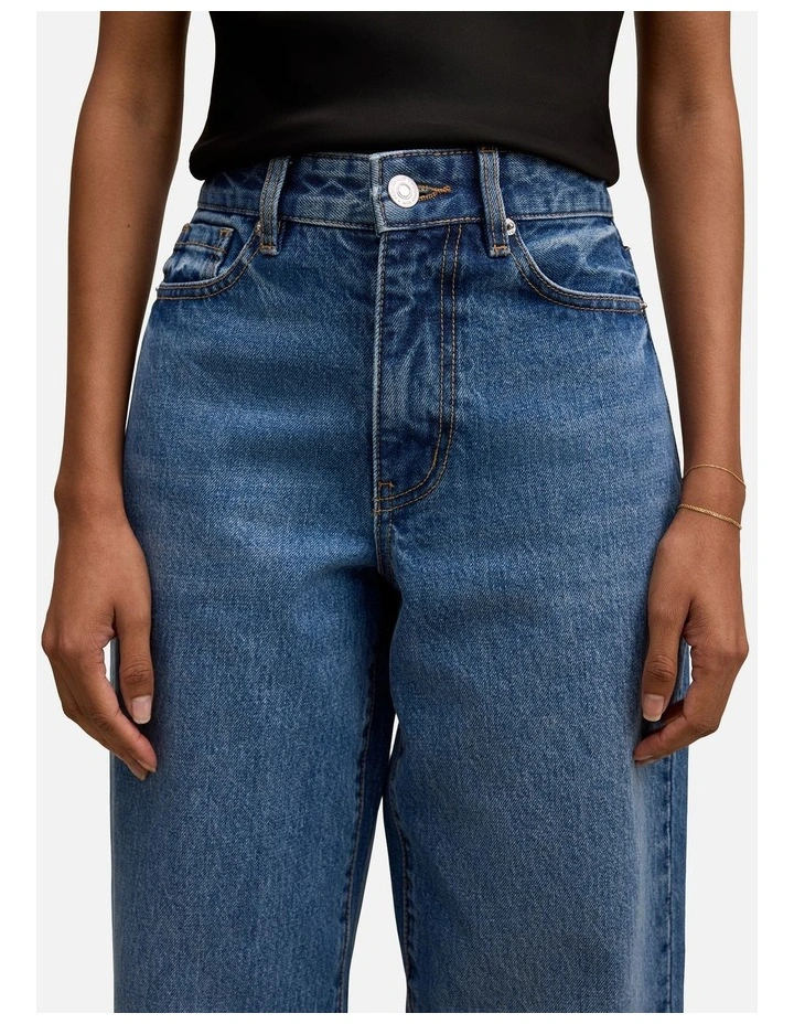 Sky Straight Leg Jeans in Blue image 4