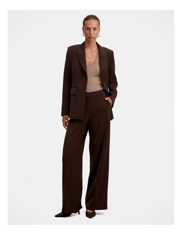 Oaklyn Wide Leg Pants in Brown image 5